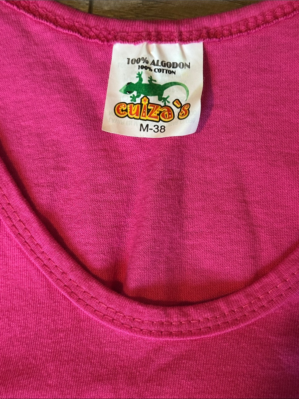 Bright Pink Tank Dress with Colorful Turtle Graphic size M - Picture 3 of 3